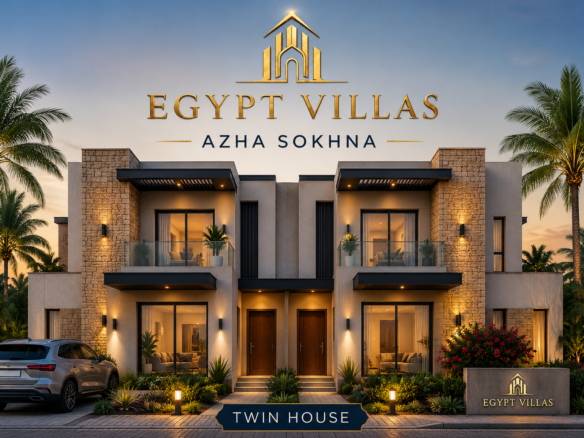 343 M – TWIN HOUSE – AZHA sokhna